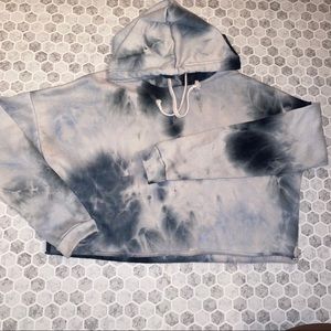 Tie Dye Crop Hoodie